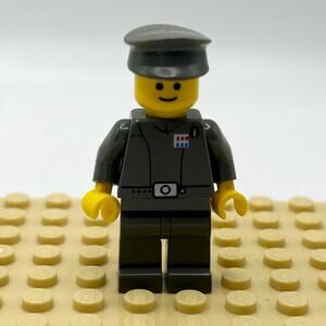 Lego Star Wars Imperial Officer Captain w/ Cap Minifigure sw0046 Vintage